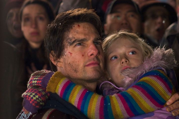 Dakota Fanning og Tom Cruise í hlutverkum sínum í War of the Worlds.