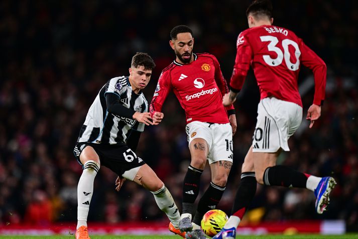 Frá leik Newcastle United og Manchester United fyrr á tímabilinu