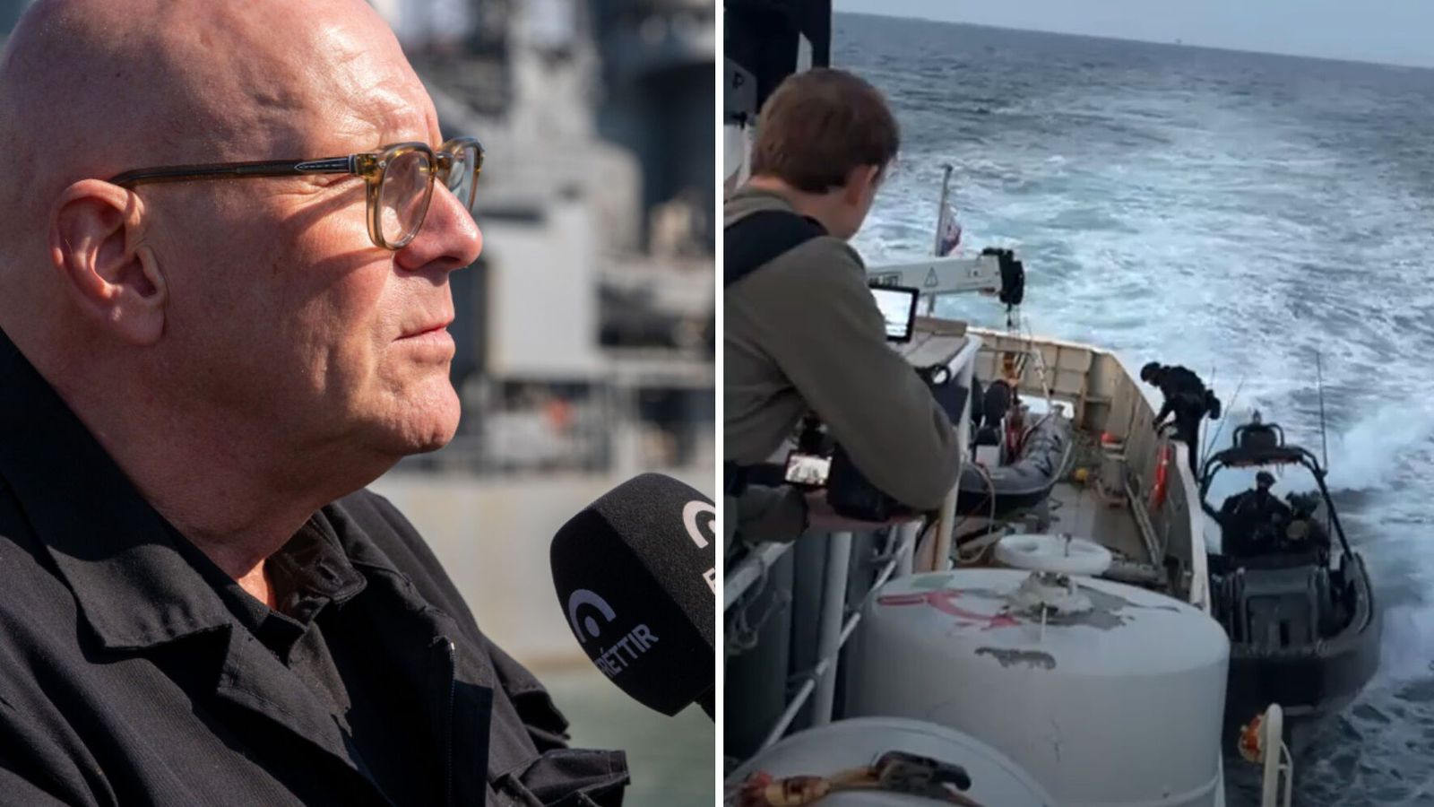 Ó­trú­leg eftir­för: „Lyginni líkast að sjá það á fullri ferð úti á ballarhafi“