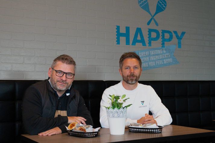 Ingi Torfi Sverrisson, annar stofnanda LifeTrack og Emil Helgi Lárusson, eigandi Serrano. Serrano og LifeTrack eru komin í spennandi samstarf. 