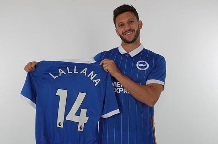 Lallana mun leika í treyju númer 14 hjá Brighton