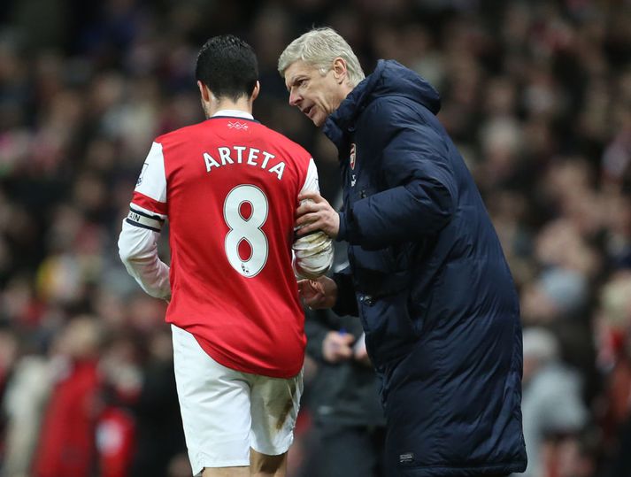 Wenger líst vel á Arteta sem arftaka sinn.