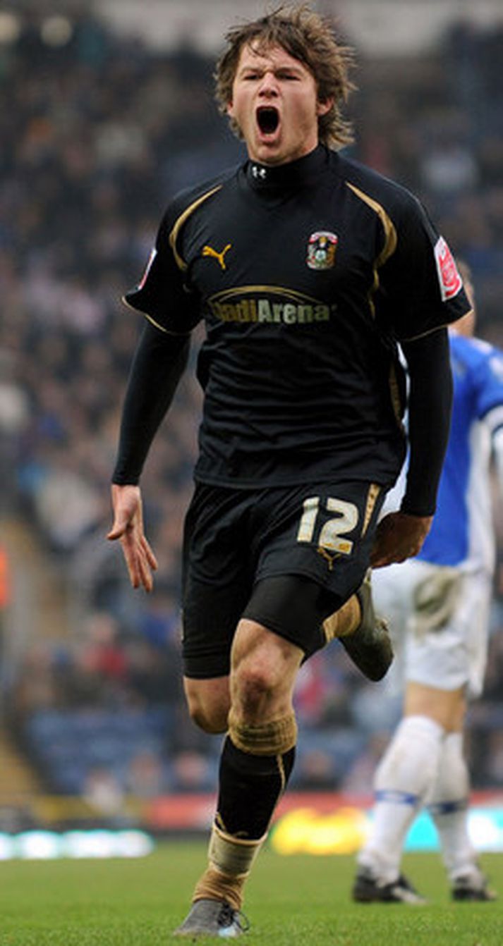 Aron Einar Gunnarsson í leik með Coventry.