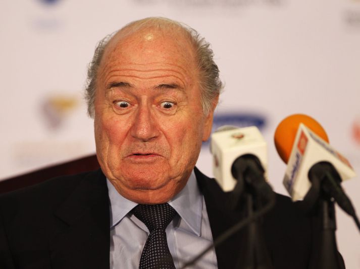 Sepp Blatter, forseti FIFA.
