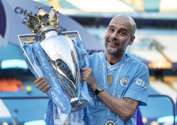 Pep Guardiola er einn sigursælasti stjóri í sögu ensku úrvalsdeildarinnar. 