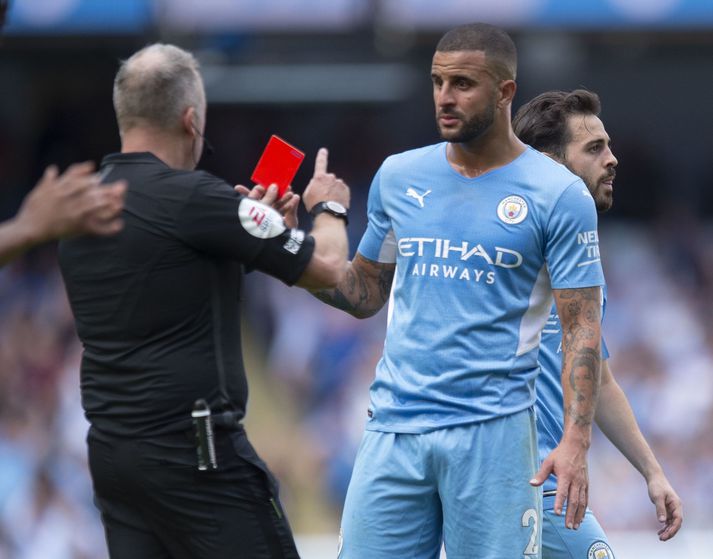 Manchester City er í eldlínunni í dag.