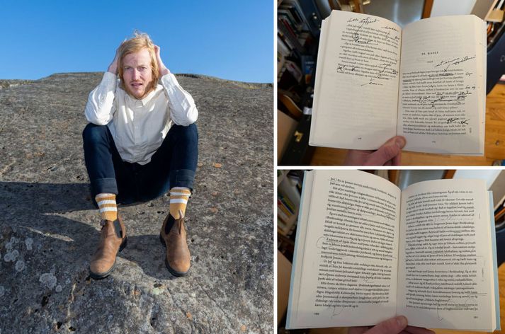 Sverrir Norland deildi áhugamáli föður síns, Jóns Norland, með Facebook-vinum sínum og birti jafnframt myndir af verkum höfunda.