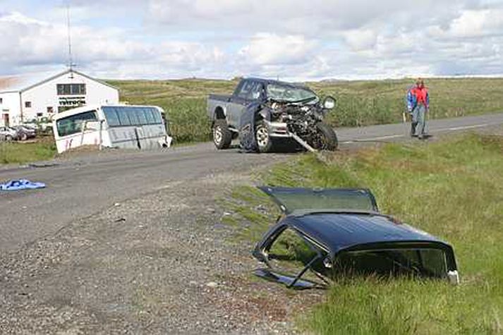 Banaslys var við Borg í Grímsnesi í júlí 2005 og svo aftur í síðasta mánuði.