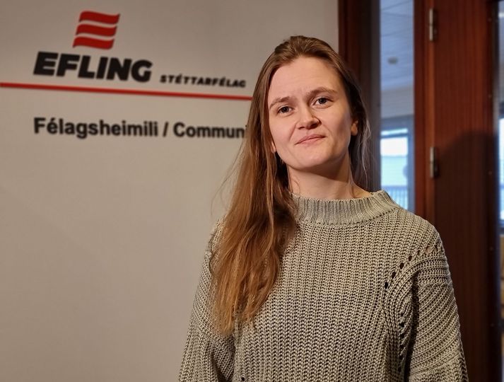Ólöf Helga Adolfsdóttir ritari Eflingar. 