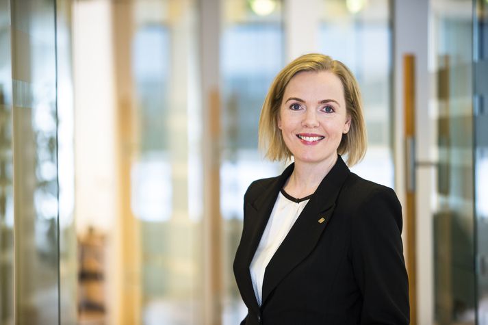 Guðrún Hafsteinsdóttir, formaður Samtaka iðnaðarins, segir að afmælið verði haldið hátíðlegt á næsta ári. 