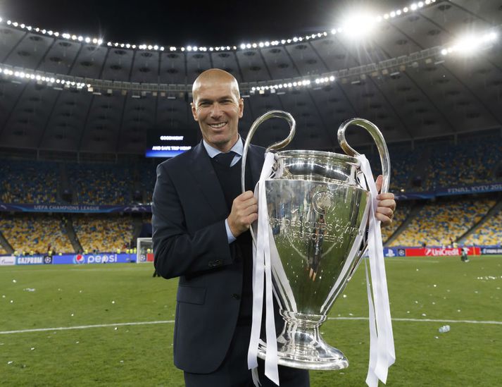 Zidane gerði Real Madrid að Evrópumeisturum í vor