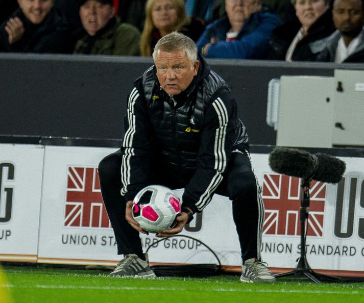 Chris Wilder er ekki lengur þjálfari Sheffield United.