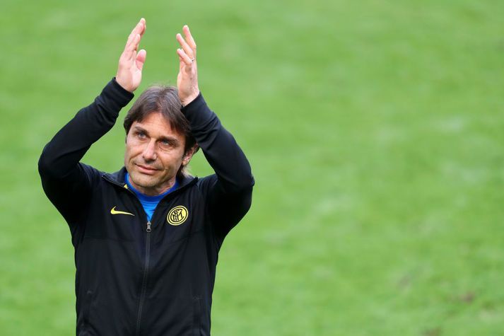 Antonio Conte stýrði síðast Inter og skildi við félagið sem Ítalíumeistari.