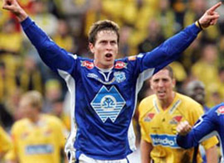 Rob Friend átti þátt í öllum mörkum Molde í dag. - MYND/Aftenposten/SCANPIX