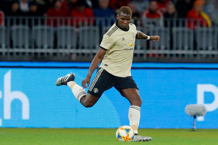 Pogba í leik United og Perth í Ástralíu í gær