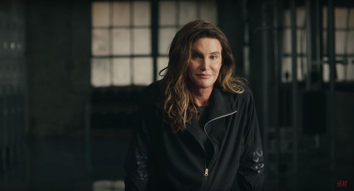 Caitlyn tekur sig vel út í íþróttafatnaði frá H&M.