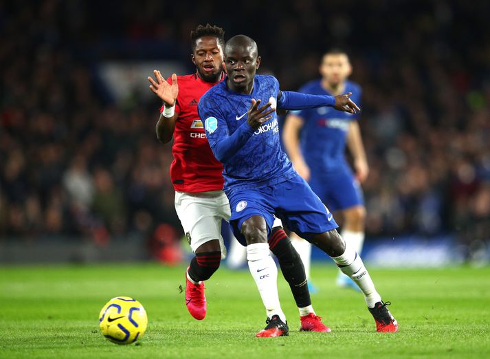 N'Golo Kanté gæti leikið með Chelsea þegar liðið byrjar að spila á ný eftir tólf daga, en Chelsea er í harðri baráttu við Manchester United um 4. sæti.