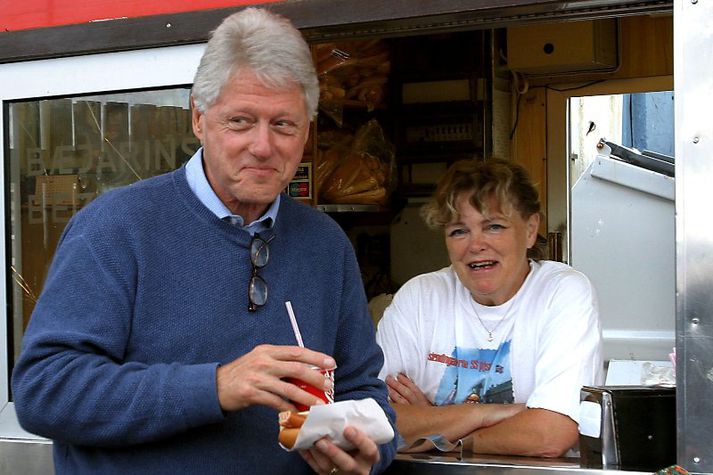 Bill Clinton ætti að fara varlega í pylsurnar og aðrar unnar kjötvörur í framtíðinni vilji hann forðast krabbamein í brisi.