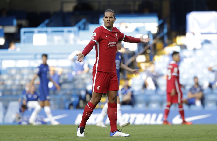 Virgil van Dijk hefur átt frábæru gengi að fagna síðan hann gekk í raðir Liverpool.