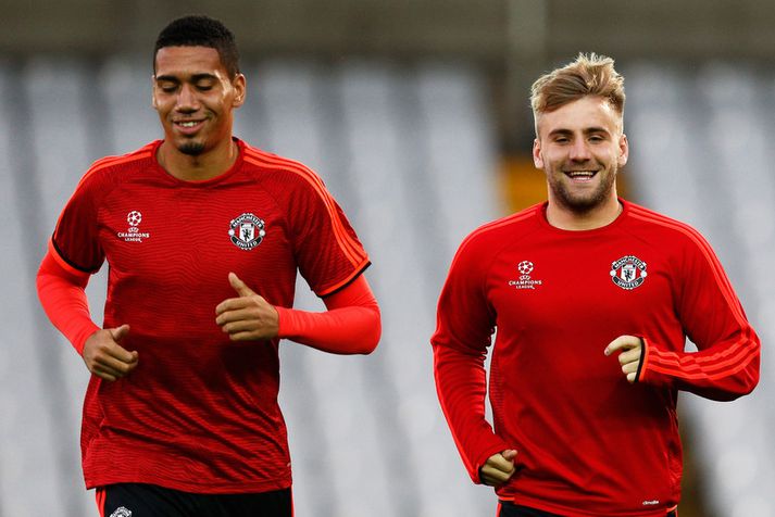 Chris Smalling og Luke Shaw eru meiddir.