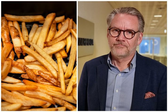 Ólafur Stephensen, framkvæmdastjóri Félags atvinnurekenda, ætlar að fá sér franskar með steikinni í kvöld í tilefni þessa smávægilega sigurs í baráttunni við undarlega háa tolla á frönskum kartöflum.