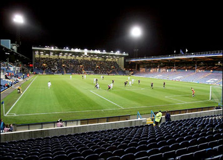 Fratton Park, heimavöllur Portsmouth.