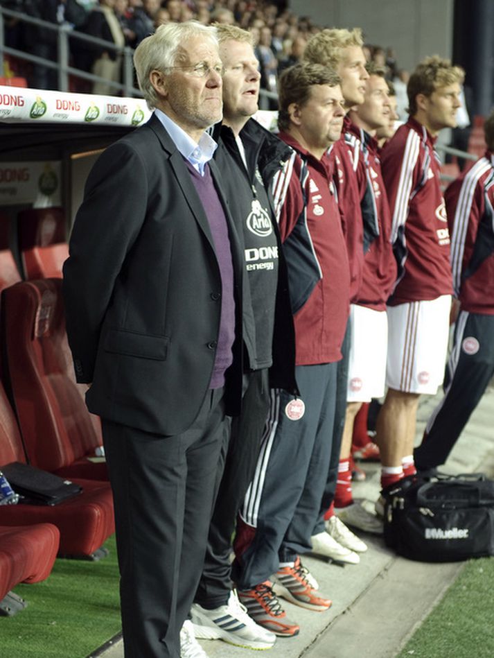 Morten Olsen, þjálfari Dana.