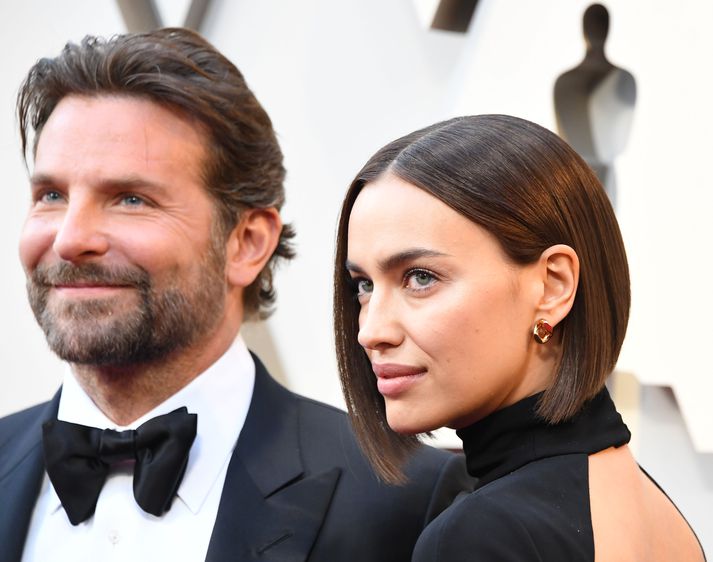 Bradley Cooper og Irina Shayk meðan allt lék í lyndi.