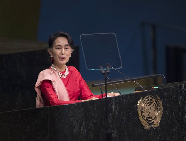 Aung San Suu Kyi, ríkisráðgjafi Mjanmar.