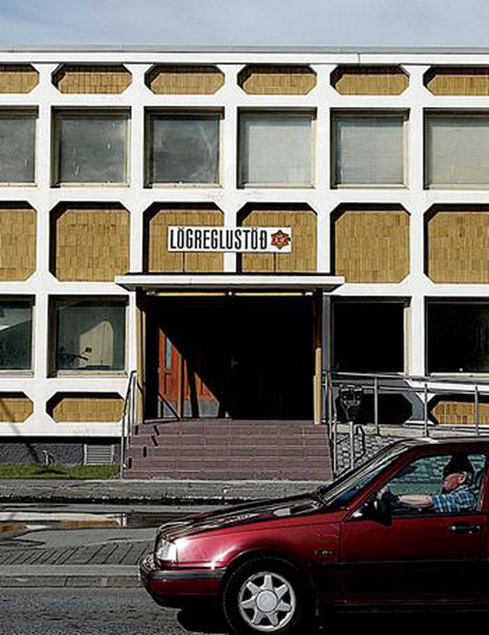 Lögreglustöðin í Reykjavík.