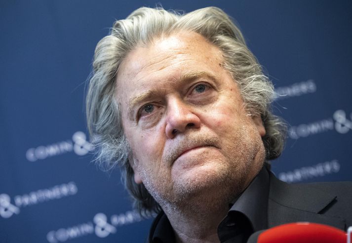 Bannon var um tíma helsti ráðgjafi forsetans.