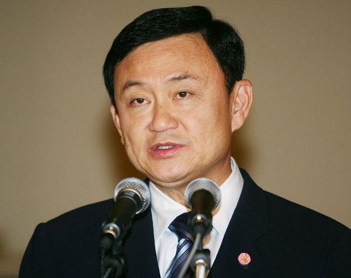 Thaksin Shinawatra fyrrverandi forsætisráðherra.