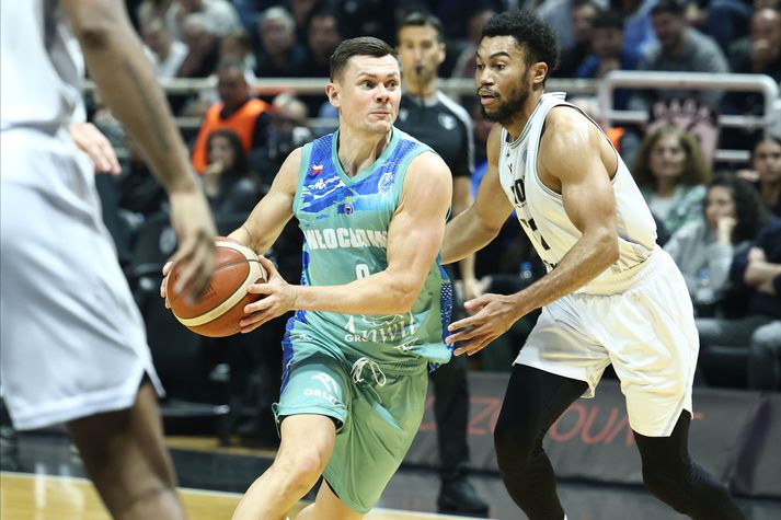 Elvar í Evrópuleik á dögunum.