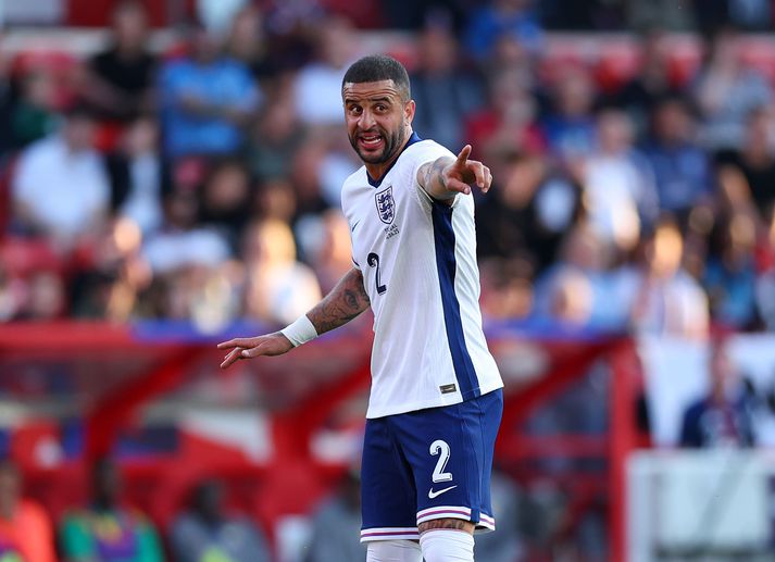 Kyle Walker í sínum síðasta landsleik gegn Senegal í fyrra