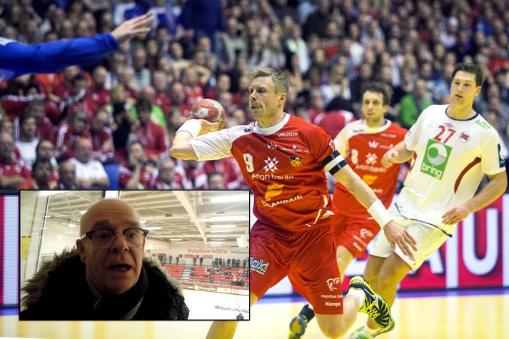 Guðjón Guðmundsson fór á kostum í lýsingu sinni á landsleiknum.