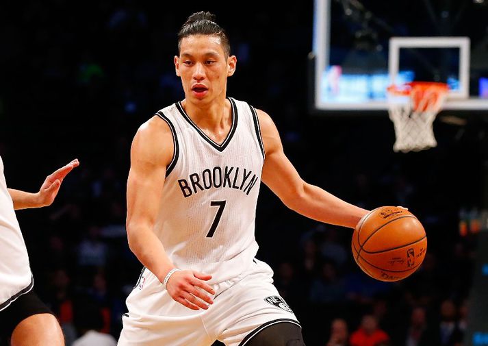 Lin í leik með Brooklyn Nets.