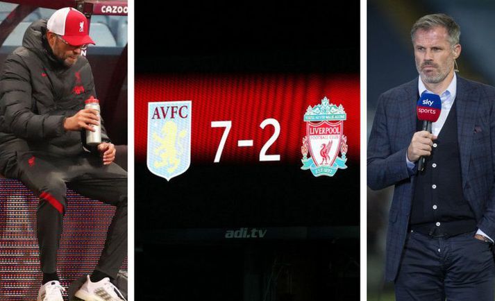 Það urðu ótrúleg úrslit í leik Aston Villa og Liverpool í ensku úrvalsdeildinni í gær.