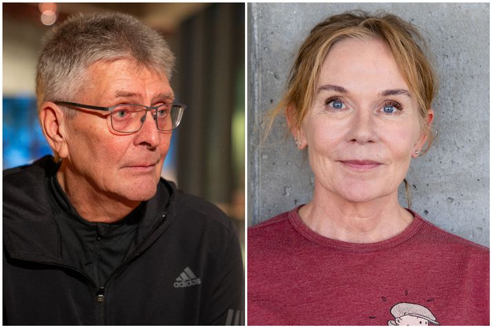 Guðmundur Ingi Kristinsson, mennta- og barnamálaráðherra og Hlín Jóhannesdóttir, rektor Kvikmyndaskóla íslands.