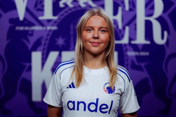 Emelía Óskarsdóttir verður með FCK í baráttunni um sæti í dönsku úrvalsdeildinni. 