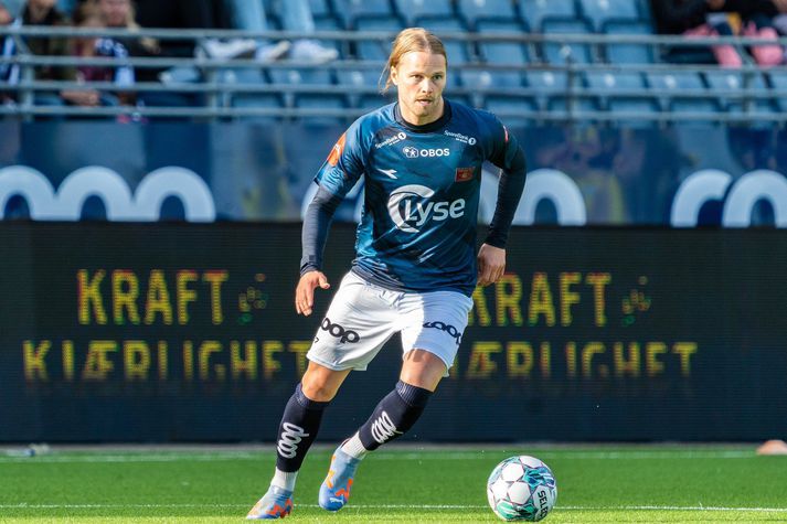 Birkir Bjarnason kom inn af bekknum hjá Viking í dag og skoraði sigurmarkið