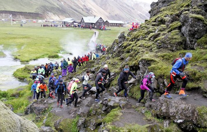 Mikil þátttaka verður í hlaupinu um helgina.