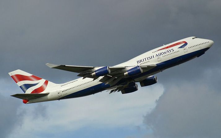 Flugvél British Airways.