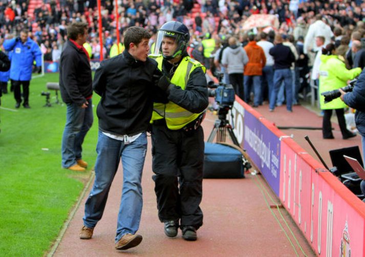 Frá Stadium of Light í gær.