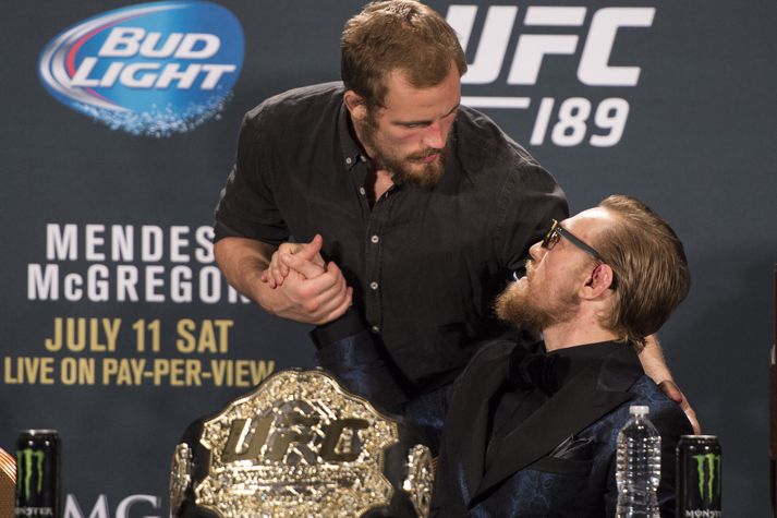 Conor McGregor og Gunnar Nelson.