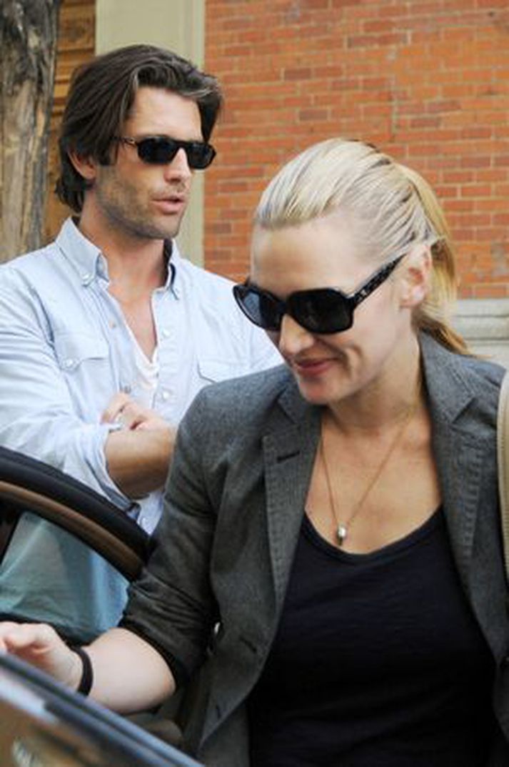 Louis Dowler og Kate Winslet. MYNDIR/Cover Media