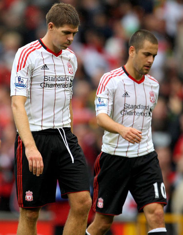 Steven Gerrard og Joe Cole.