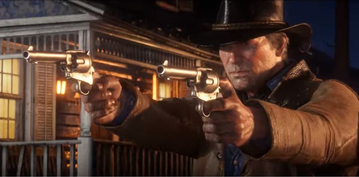 Útlaginn Arthur Morgan.