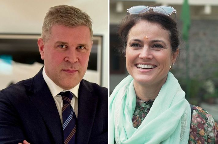 Bjarni Benediktsson og Inga Lind Karlsdóttir eru meðal þeirra sem nutu lífsins um páskana. 