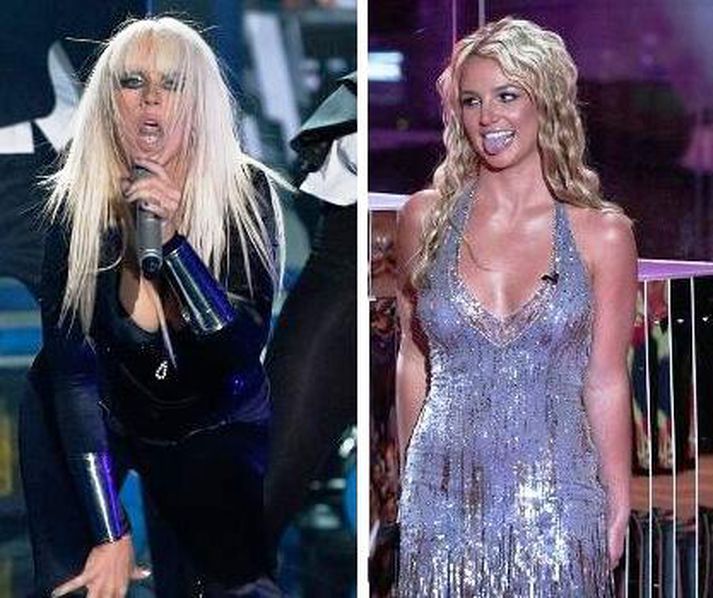 Christina og Britney.