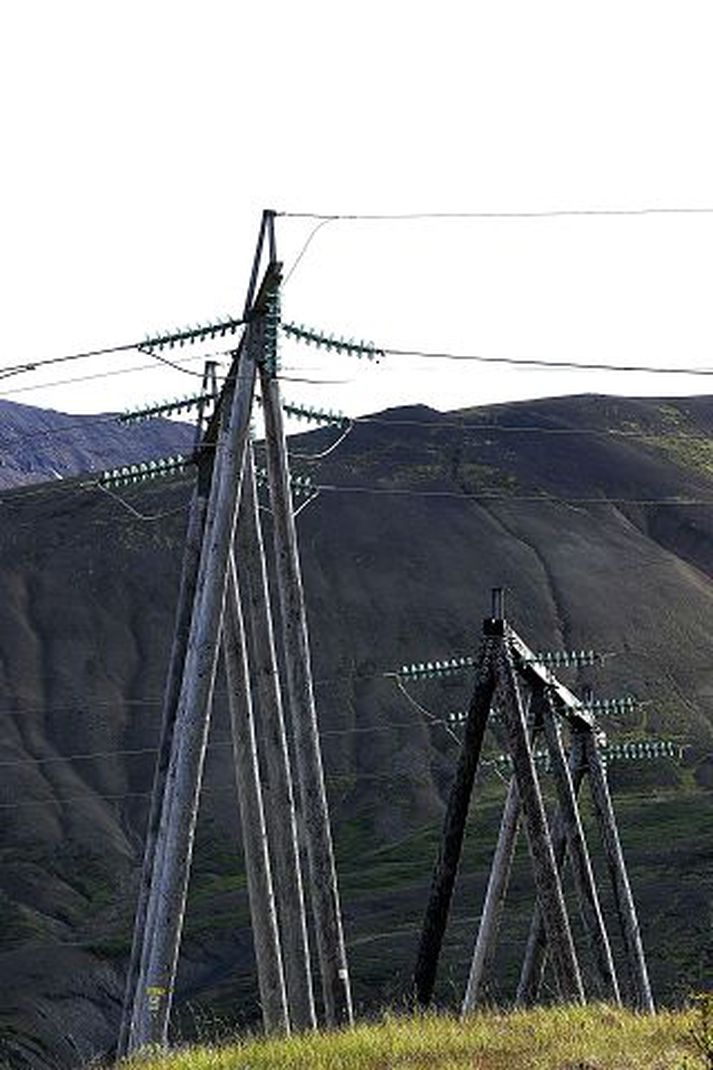 Háspennulínur Landsvirkjunar.
Oddviti Sjálfstæðismanna telur að R-listinn hyggist ýta málinu til hliðar.